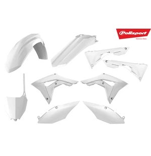 Polisport plastic kit CRF250 18-21/CRF450 17-20 white (1) kuva