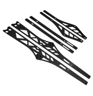 Itek liukujen vahvikkeet powdercoated black Polaris 163" kuva