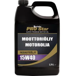 Star brite Pro Star 4-tahti moottoriöljy 15W40 3.78L kuva