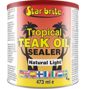 Star brite Tropical Teak Oil/Sealer Natur.Light Teak tropik.öljy 500ml kuva