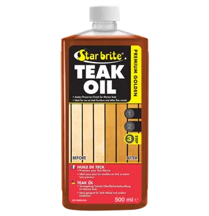 Star brite Premium Teak Oil Teak öljy uv-suoja 500ml kuva