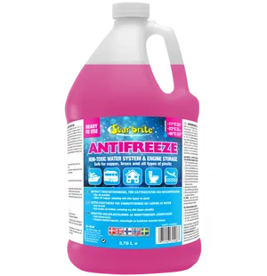 do not dilute it.<br><br><br>Star brite® -50°F (-46°C) Non-Toxic Antifreeze will provide burst protection to -50°F (-46°C) and freeze protection within a range of +12°F to +16°F (-11°C to -9°C). When testing with a refractometer or hydrometer designed for kuva