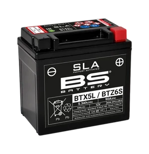 "<div>BTX5L/BTZ6S-batteriet är en del av SLA-sortimentet. Detta 12V 5,3Ah-batteri är redo att användas, 100% underhållsfritt och helt spillsäkert.</div><div><br></div><div>Extremt enkelt att installera och transportera. Erbjuder ökad effekt, längre livslä image