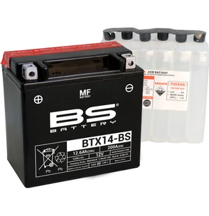 BS Battery BTX14-BS MF (cp) Maintenance Free image