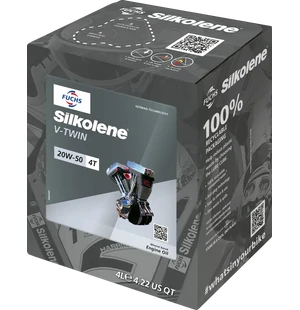 Silkolene V-Twin 20W-50 Mineral 4L CUBE (4) kuva