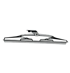 SS windshield blade w. silicone flap 405 mm kuva