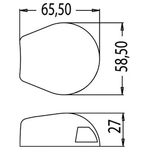 Sea-Dog led navigation light 112.5° right (vihreä) 12 m kuva