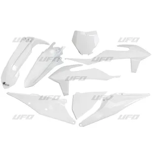 UFO Muovisarja 5-osainen Valkoinen 047 KTM SX/SXF125-450 19-22 kuva
