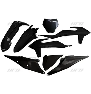 UFO Muovisarja 5-osainen Musta 001 KTM SX/SXF125-450 19-22 kuva
