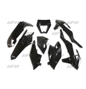UFO Muovisarja 6-osainen Musta 001 KTM EXC/EXC-F 125-500 17-19 kuva