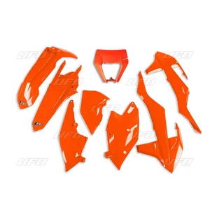 UFO Muovisarja 6-osainen Fluo Orange KTM EXC/EXC-F 125-450 17-19 kuva