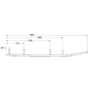 Sno-X Ripper Four Styrstål 4" Hårdmetall image
