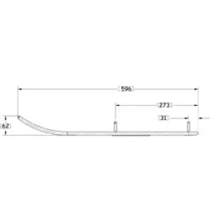 Sno-X Ripper Four Styrstål 4" Hårdmetall image