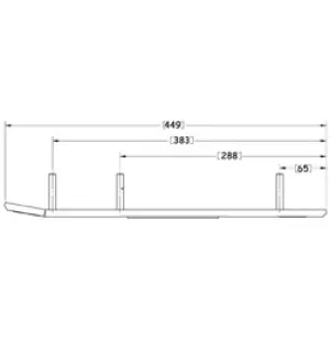 Sno-X Ripper Four Styrstål 4" Hårdmetall image