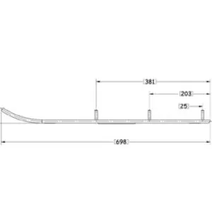 Sno-X Ripper Four Styrstål 4" Hårdmetall image