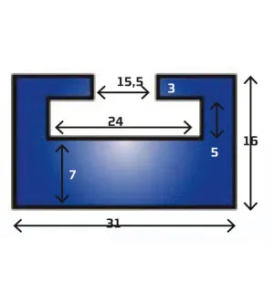 Kimpex Liukukisko Yamaha 28cm kuva