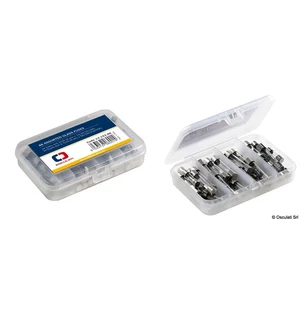 Assorted glass fuses 48pcs kuva