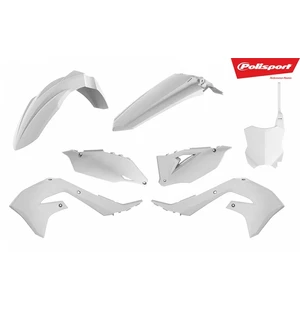Polisport plastic kit KX250F 21-23 KX450 19-23 White (1) kuva
