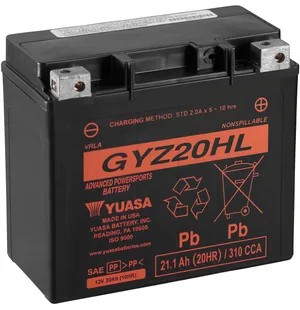 Yuasa Batteri GYZ20HL (wc) image