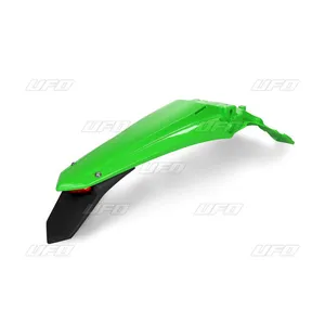 UFO Rear fender with enduro led KX250F 21-24 KX450F 19-23 Green 026 kuva