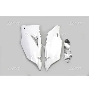 UFO Side panels KX250F 21-24 KX450F 19-23 White 047 kuva