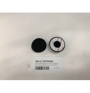 Cardo sponge blk+glue for wire microphone kuva