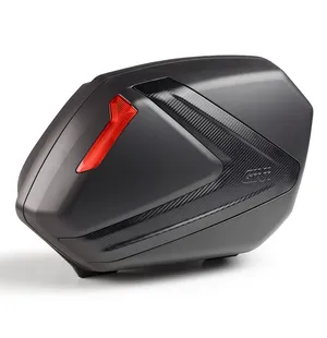 Givi V37 monokey 37lt laukkupari hiilikuitu look sivupaneeli kuva