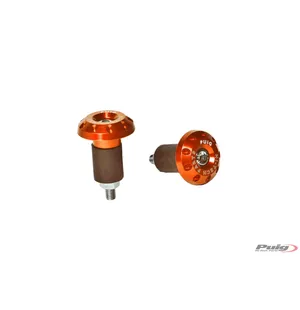 Puig Bar Ends Aluminium Race Universal C/Orange 13-18mm kuva