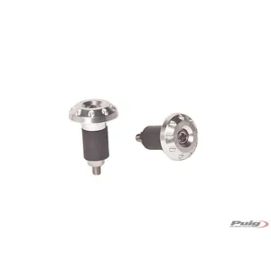 Puig Bar Ends Aluminium Race Universal C/Silver 13-18mm kuva