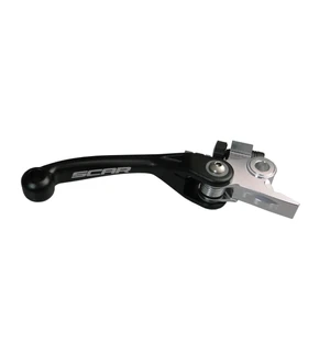 Scar Unbreakable Pivot Brake Lever - Kawasaki/Suzuki/Yamaha Black color kuva