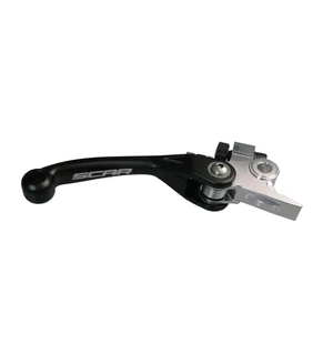 Scar Unbreakable Pivot Brake Lever - Kawasaki/Yamaha Black color kuva