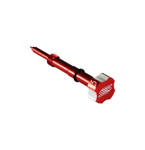 Scar Fuel Mixture Screw Universal Keihin - Red color kuva
