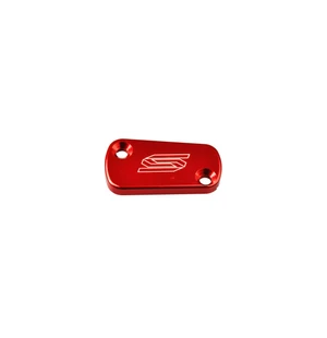 Scar Rear Brake Reservoir Cover - Kawasaki/Suzuki Red color kuva