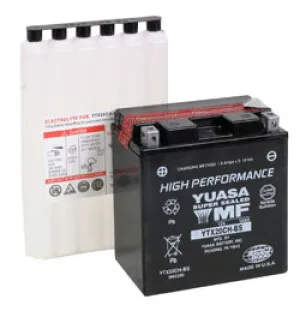 Yuasa Batteri YTX20CH-BS (CP) Inkl syra image