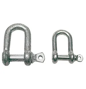 Sakkeli D-malli galvanoitu 10mm kuva