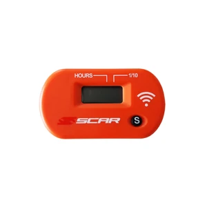 Scar Wireless Hour Meter working by vibrations - Orange color kuva