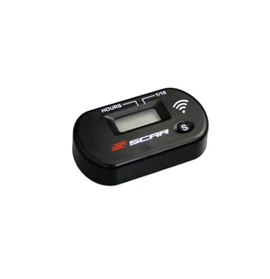 Scar Wireless Hour Meter working by vibrations - Black color kuva