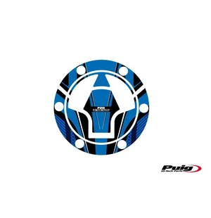 Puig Fuel Cap Cover Mod. Radical Kawasaki C/Blue kuva