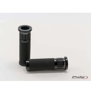 Puig Grips By Pair Puig Hi-Tech Alu 123Mm C/Black kuva