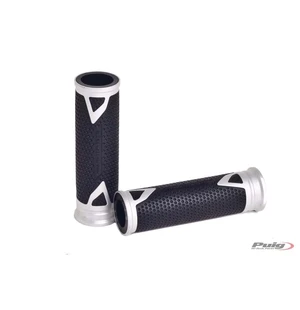 Puig Grips By Pair Puig Hi-Tech Radical Alu 123Mm C/Sil kuva