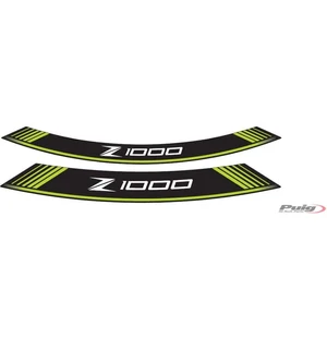 Puig Kit 8 Rim Strips Z1000 C/Green kuva