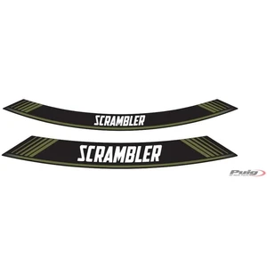 Puig Kit 8 Rim Strips Scrambler C/Green kuva