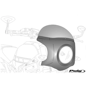 Puig Fairing Abs Semifairing Round Light Dim.195Mm kuva