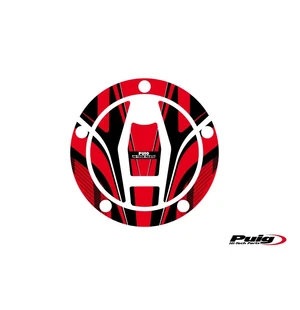 Puig Fuel Cap Cover Mod. Radical Kawasaki C/Red kuva