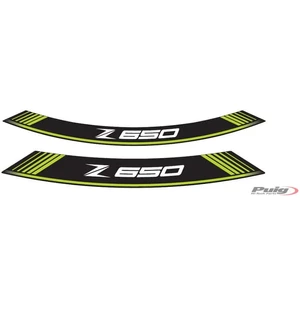 Puig Kit 8 Rim Strips Z650 C/Green kuva