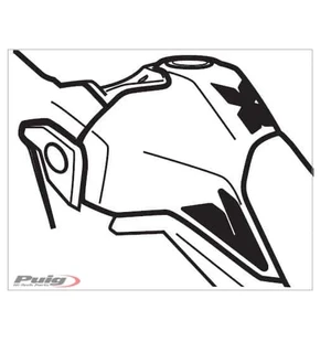 Puig Tank Pad + Side Part Africa Twin 16-17'C/Carbon Lo kuva