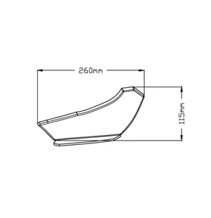 Puig Kit Of Wings For Honda Cbr1000Rr 17'- C/Black kuva