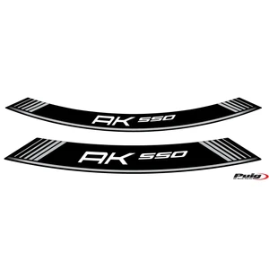 Puig Kit 8 Rim Strips Kymco Ak550 C/Silver kuva