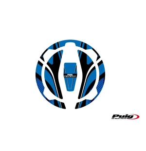 Puig Fuel Cap Cover Mod. Radikal Kawasaki C/Blue kuva