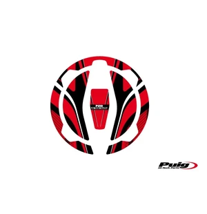 Puig Fuel Cap Cover Mod. Radikal Kawasaki C/Red kuva